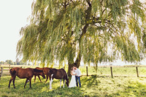 Country farm wedding